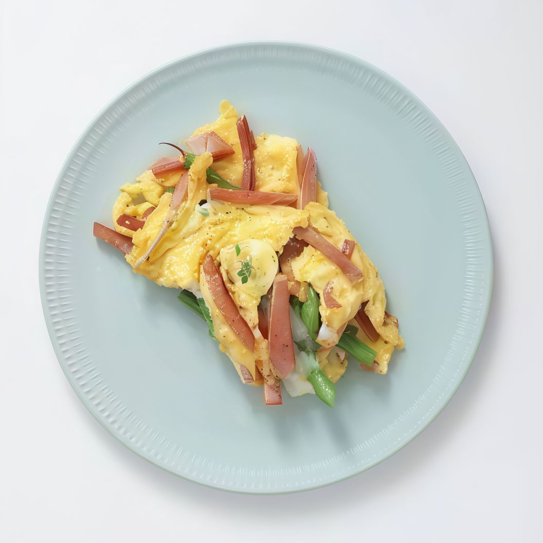 Luncheon Egg Plate