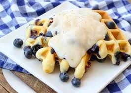 Mix Sauces Waffle