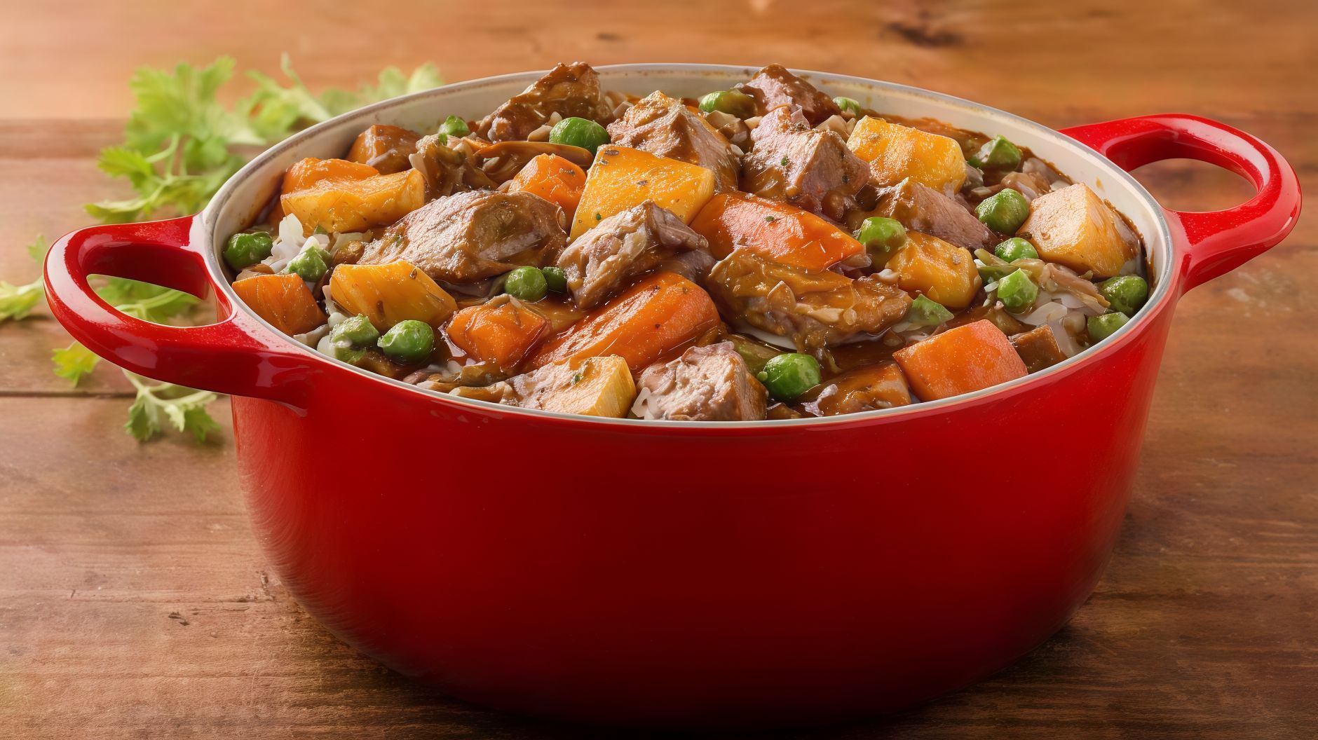 Vegetable with meat casserole