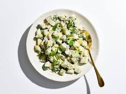 Labneh with cucumber