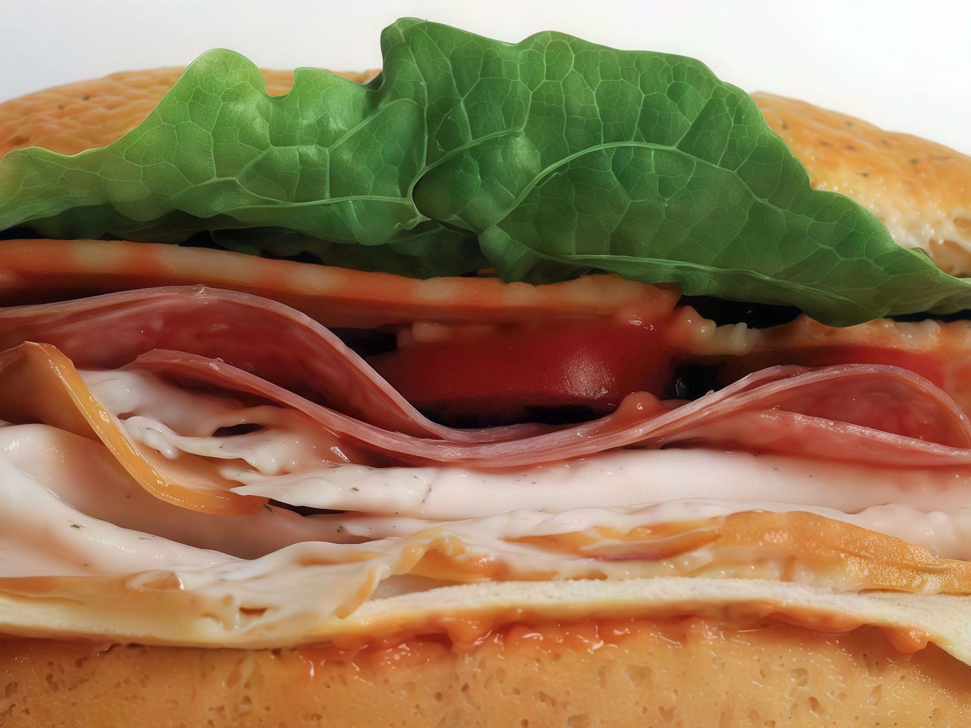 Kiri Cheese With Luncheon Hot Sandwich