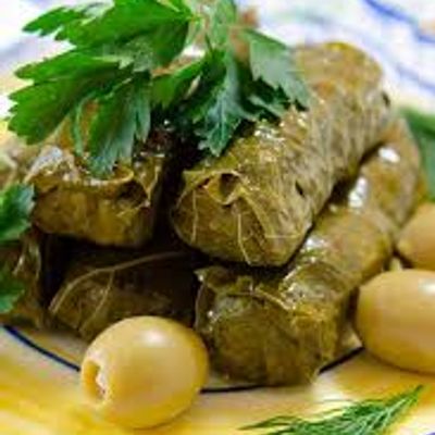 Grape leaves with meat