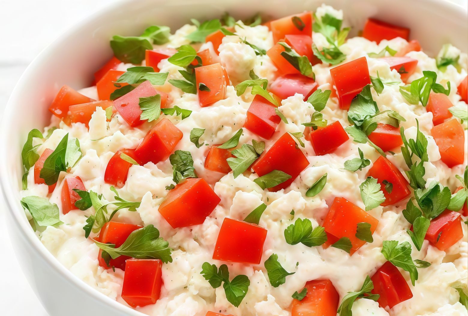 White Cheese And Tomatoes Box