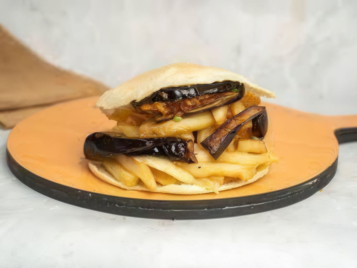 Potato Farm Eggplant Sandwich