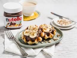 Waffle Nutella Banana
