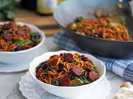 Oriental Sausage Pasta