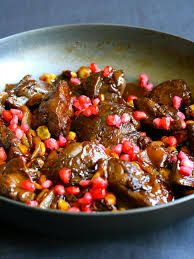 Pomegranate Molasses Liver Pan
