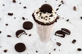 Banana chocolate Oreo milkshake