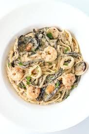 Seafood With White Sauce