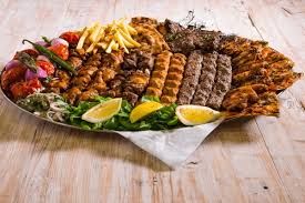 Mixed Meal On Charcoal
