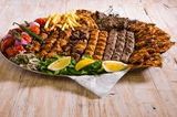 Mixed Meal On Charcoal