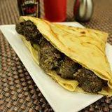 Kofta On Charcoal Crepe