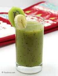 Banana Kiwi milkshake