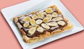 Banana nutella pie
