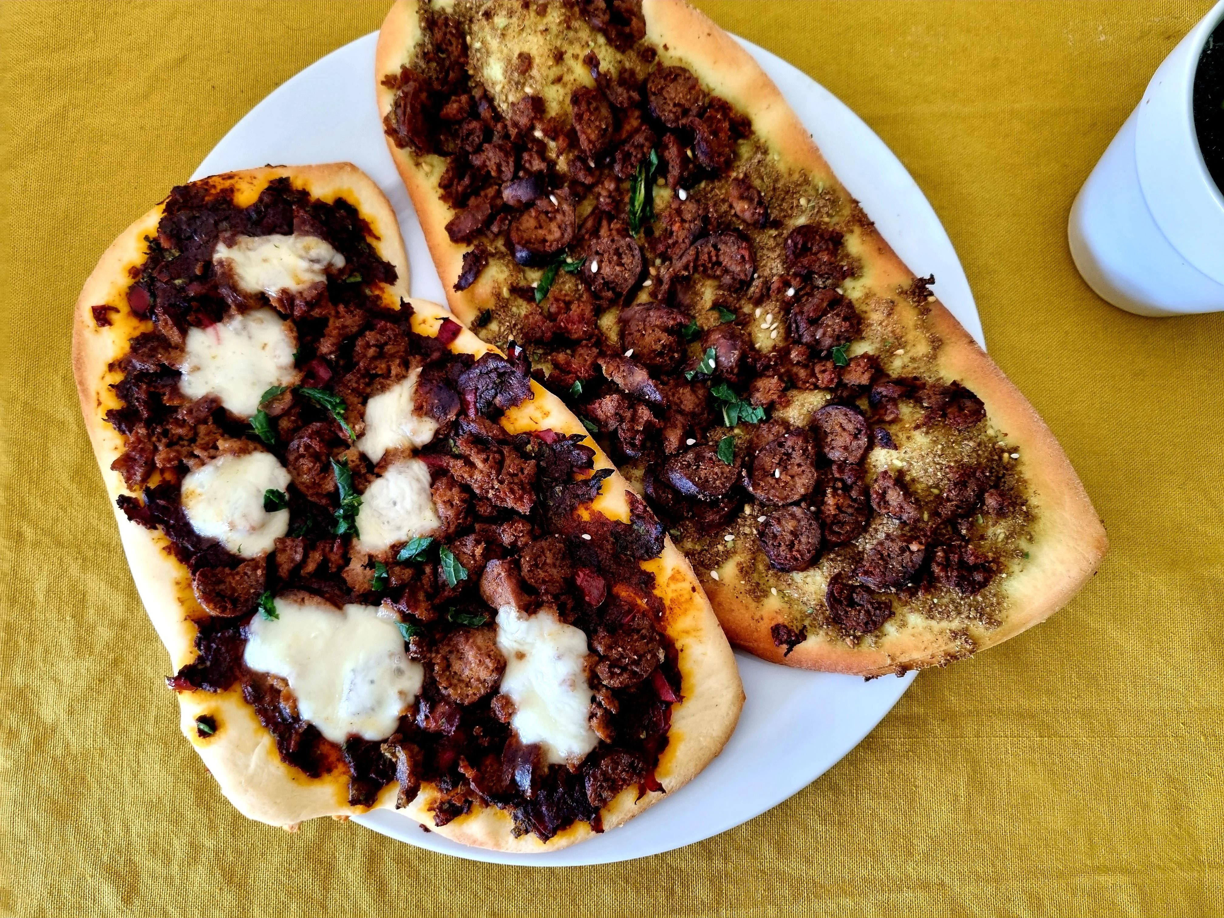 Oriental Sausage And Cheese Manoucheh