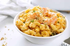 Mac and Cheesefried Shrimp