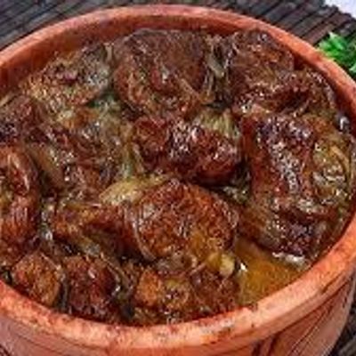 Meat Casserole with Onions