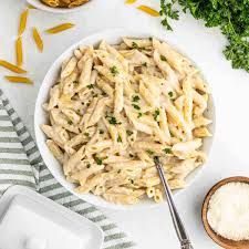 white pasta