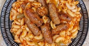 Quarter kilo sausage and a small pasta box
