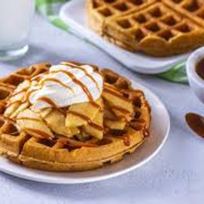 Waffle caramel