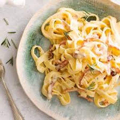 Pasta Carbonara.