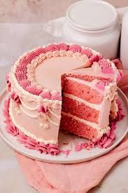 Pink Fudge Torte