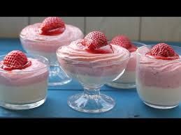 White Chocolate With Strawberry Mousse