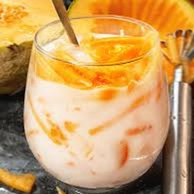 Cantaloupe with Milk