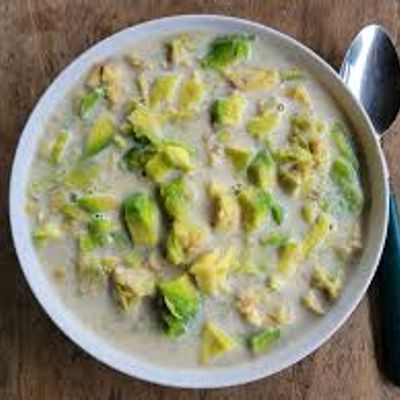 Avocado with milk