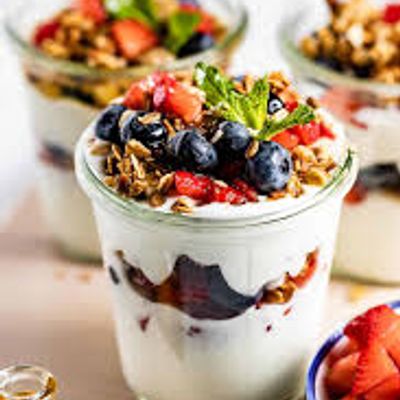 Fruit Yogurt Pieces With Ice