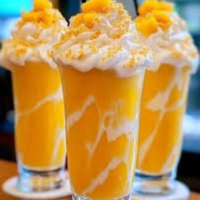 Mango Juice With Ice Cream