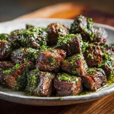 Chimi cherry steak bites