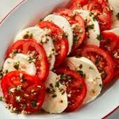 Cheese with tomatoes
