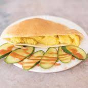 Egg and potato sandwich