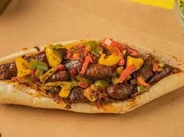 Sausage potato sandwich
