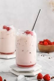 Raspberry Frozen Latte