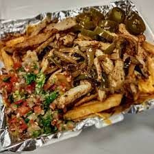 French Fries With Chicken Fajita Cup
