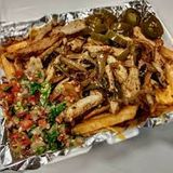 French Fries With Chicken Fajita Cup