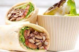 Extra Chicken Shawerma With Mushroom Sandwich