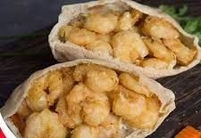 Mix Shrimp And Fish Fillet Sandwich