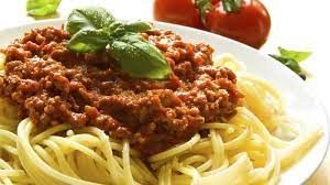 Spaghetti Pasta With Minced Meat