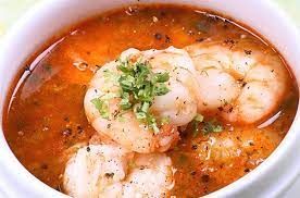 Shrimp and Red Sauce Soup
