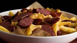 Cheesy Salami Fries
