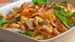 Chicken With Mozzarella Cheese With Pasta