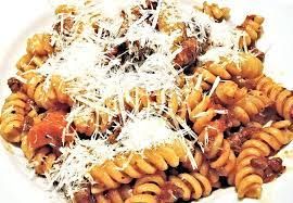 Sweet And Sour Veal Platter With Pasta