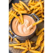 French Fries With Thousand Island Sauce