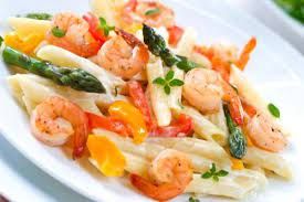 Spicy Shrimp With Chicken Pasta