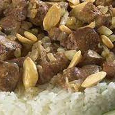 White Rice With Liver And Kidney