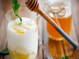 Yogurt With Fruits Juice