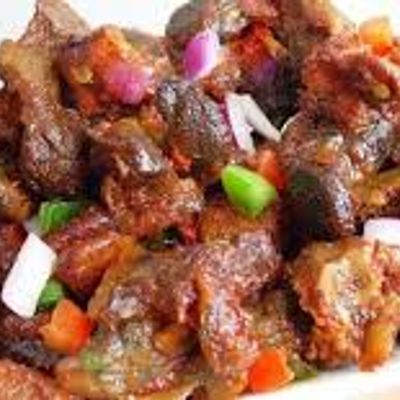 Liver And Giblets Sandwich